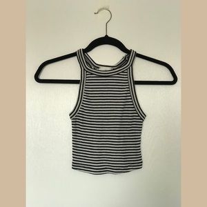 Stripped cropped tank